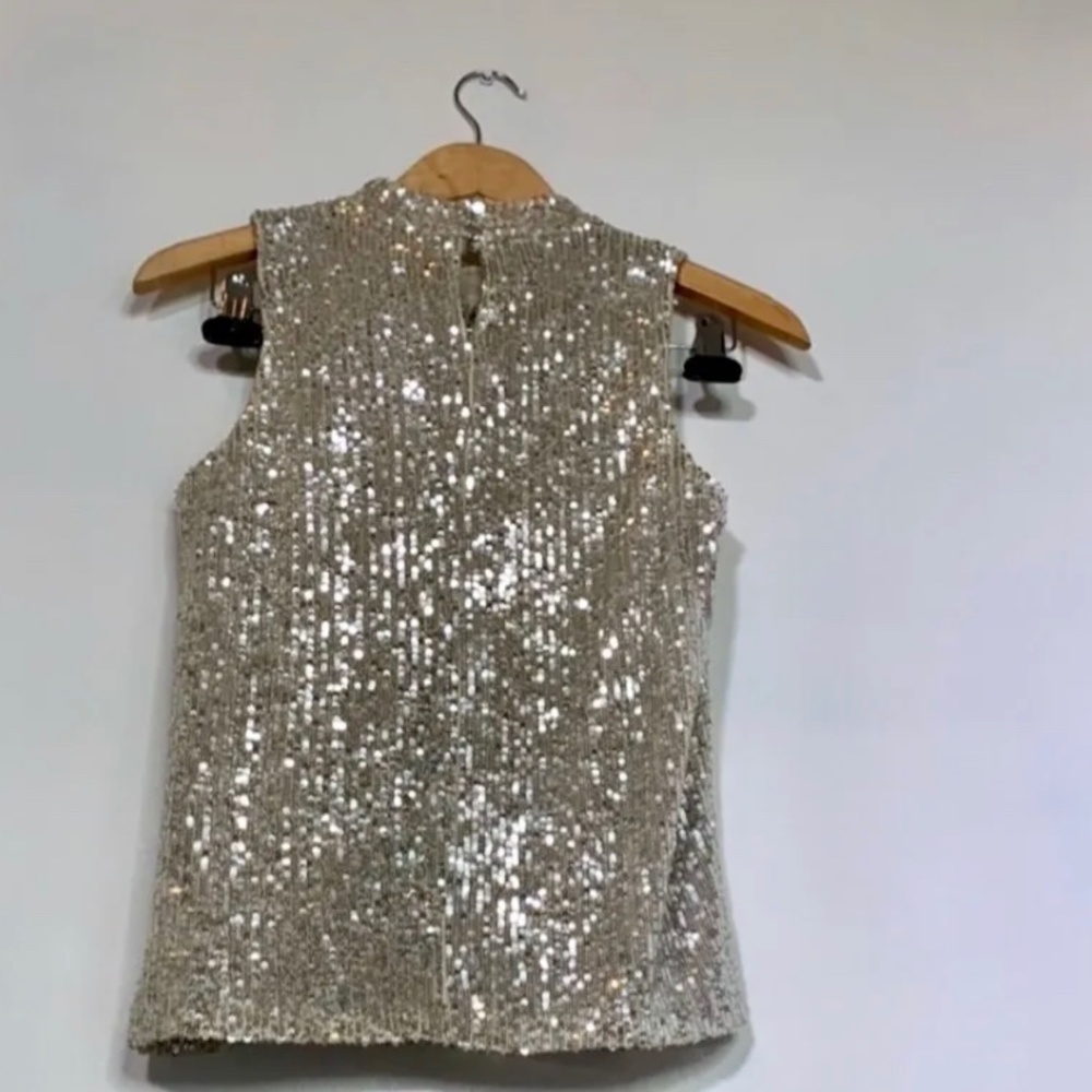 NWOT Women’s Calvin Klein Size PS Sequin Top